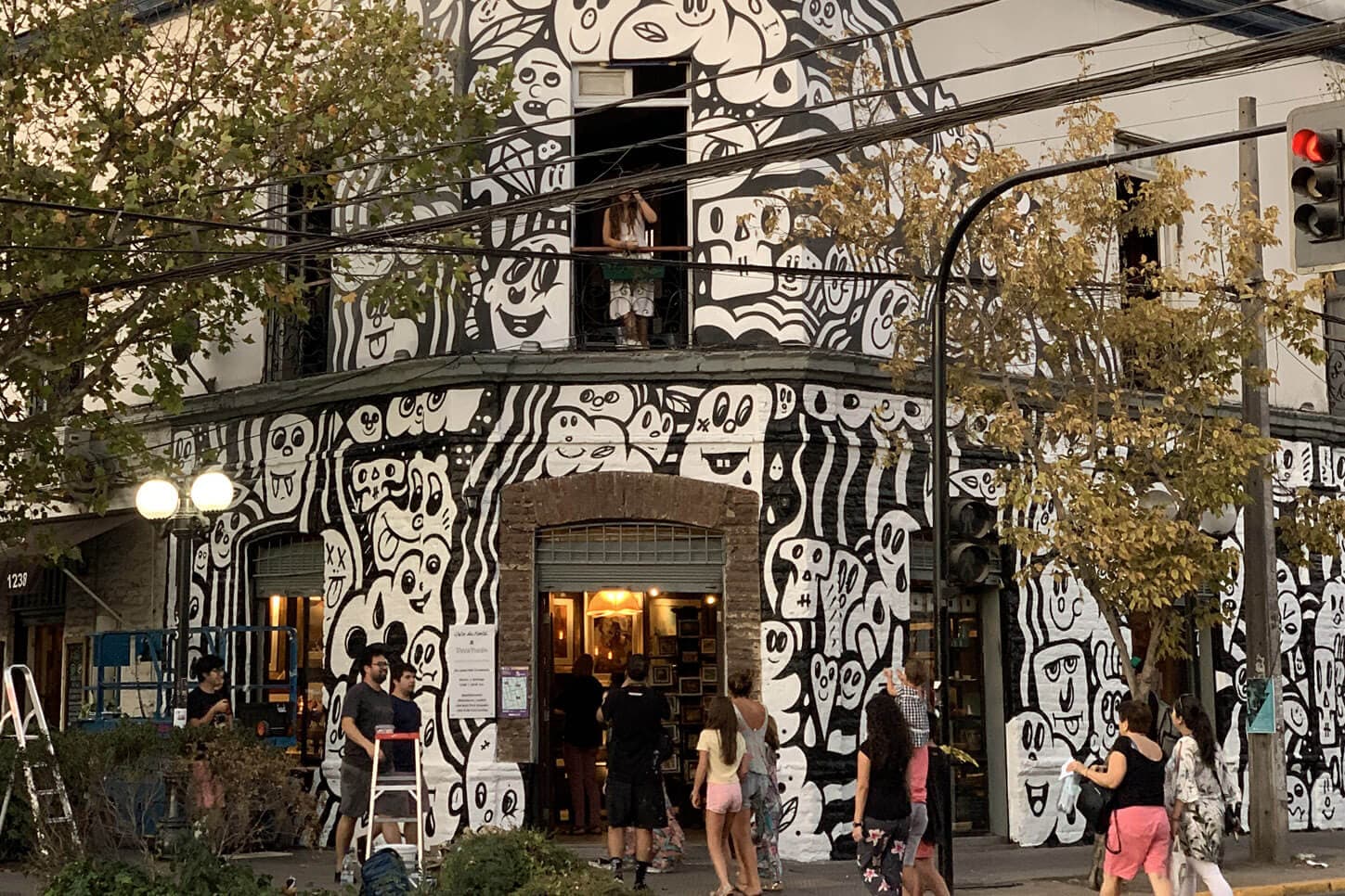 The Historic architecture, street art and hidden courtyards or Barrio Italia